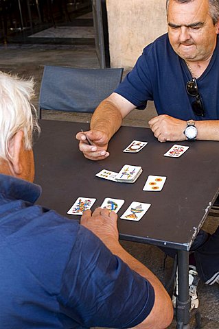 Playing cards, Modena, Italy