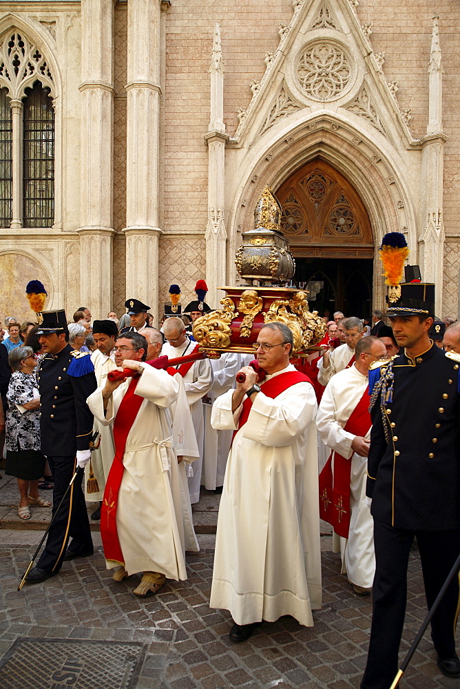 Relic, San Vigilio procession, Trento, Trentino, Italy