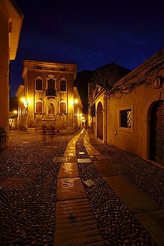 City centre during Ala Città di Velluto feast, Ala, Trentino, Italy