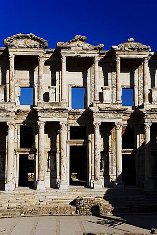 The Library of Celsus, Ephesus, Kusadasi, Turkey, Europe 