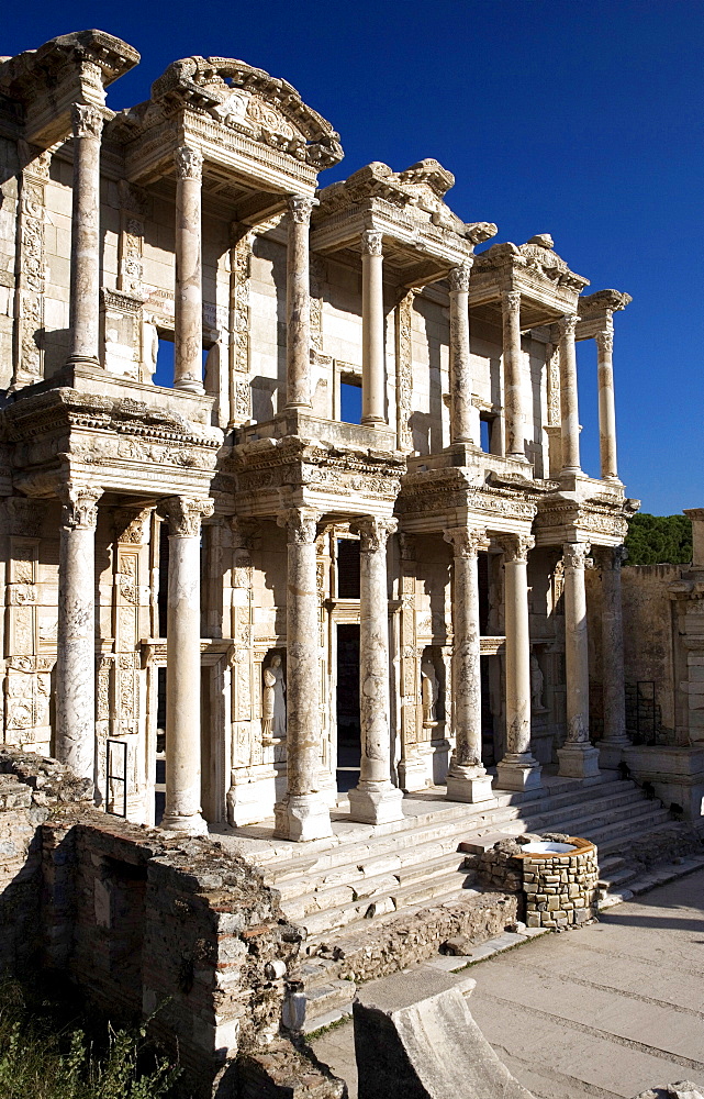 The Library of Celsus, Ephesus, Kusadasi, Turkey, Europe 