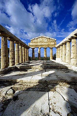 Temple, Paestum, Campania, Italy