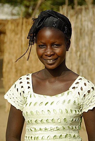 Wolof young woman, Republic of Senegal, Africa