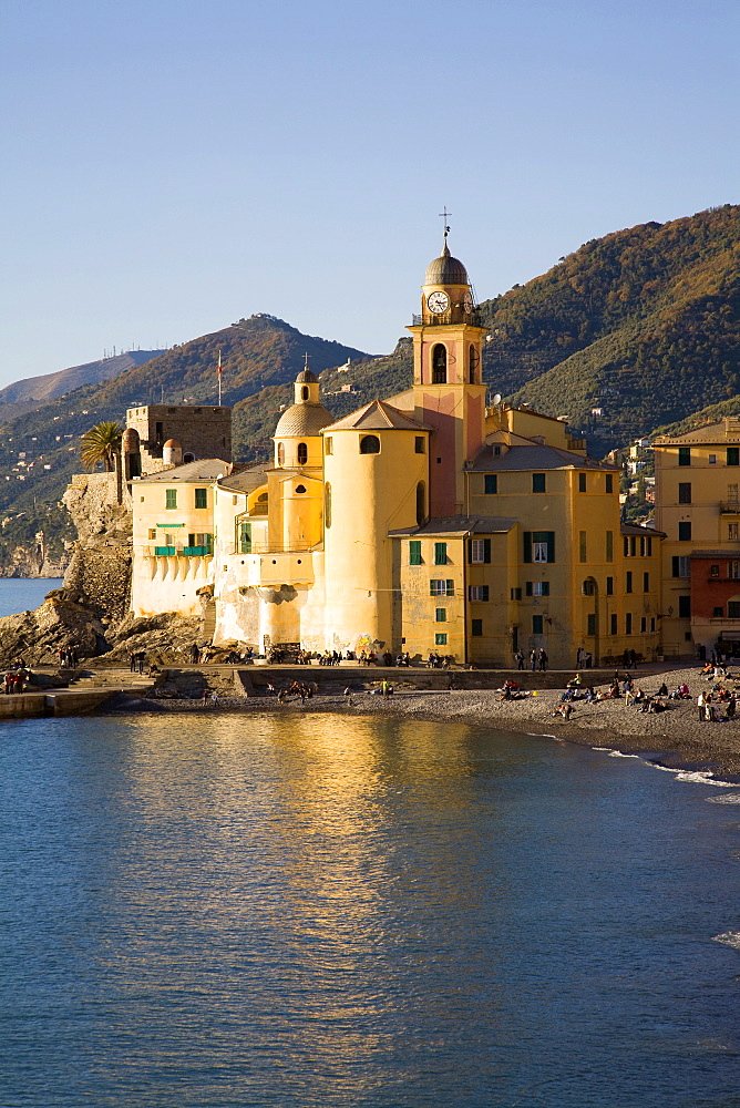 Santa Maria Assunta church, Camogli, Ligury, Italy