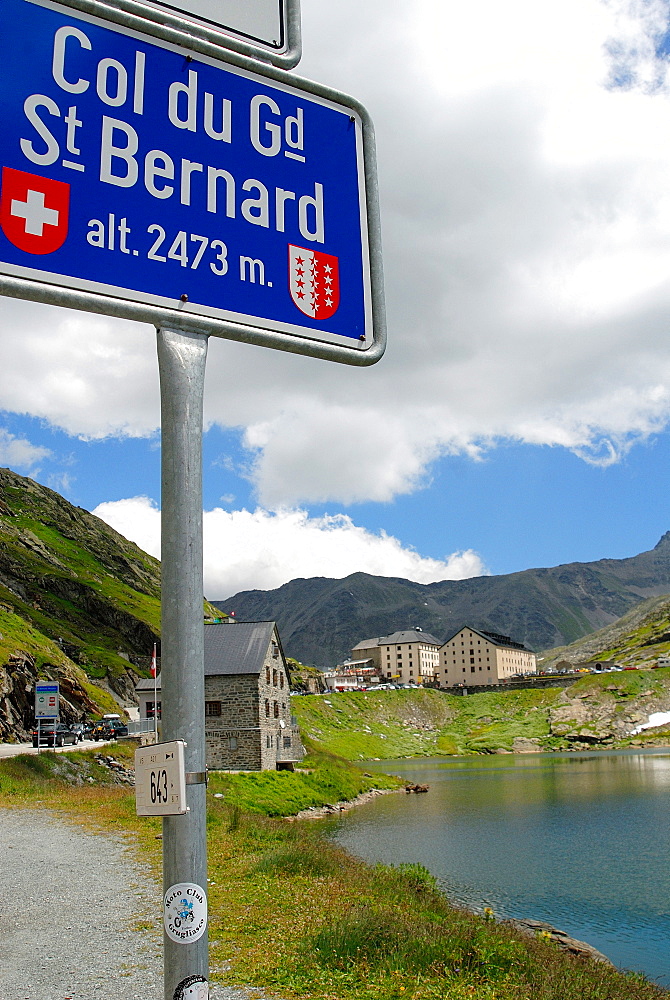 Passo del Gran San Bernardo, Gran San Bernardo Valley, Aosta Valley, Italy