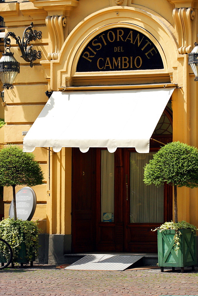 Ristorante del Cambio restaurant, Piazza Carignano square, Turin, Piedmont, Italy, Europe