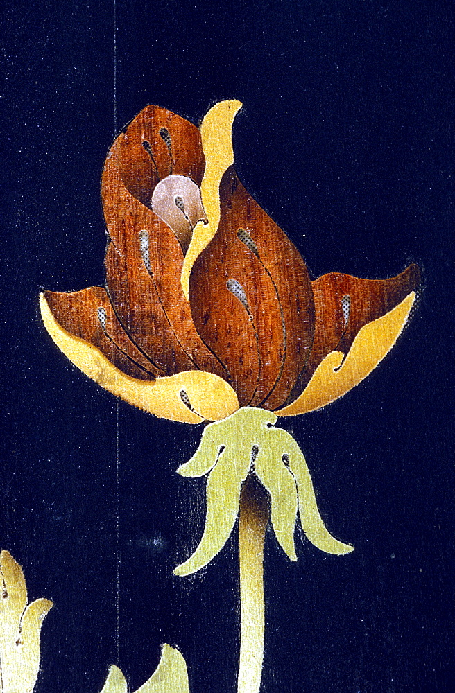 Inlay wood work from Sorrento, Campania, Italy
