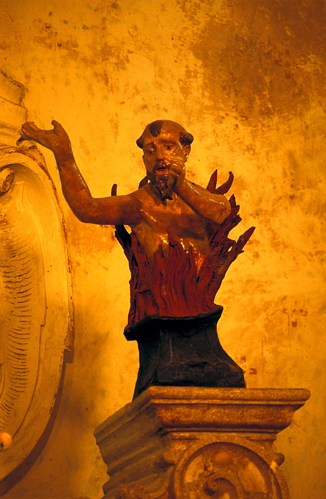 Soul in Purgatory, Chiesa dei Morti, Campagna, Campania, Italy.