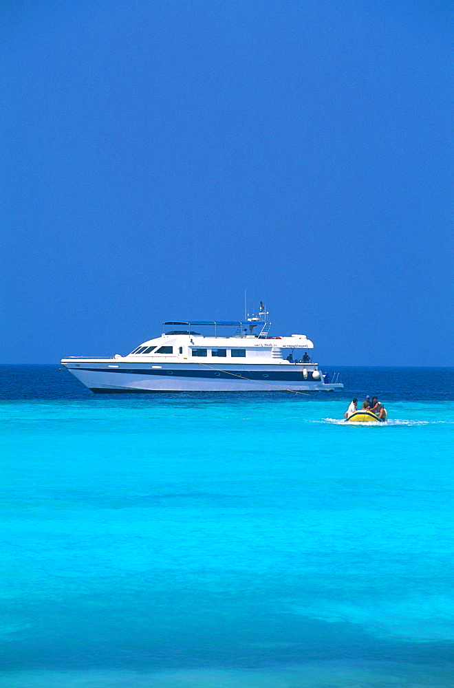 Yacht, Farasan Island, Red Sea, Saudi Arabia, Middle East
