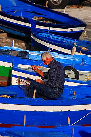 Fisherman, Aci Trezza, Sicily, Italy