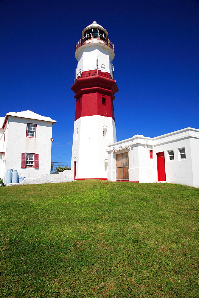 Lighthouse, Ruth's Bay Point, Bermuda, Atlantic Ocean, Central America