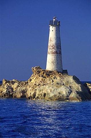 Lighthouse, Scoglio dei Monaci, Sardinia, Italy