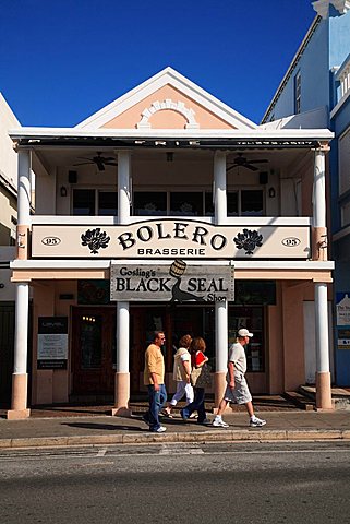 Typical architecture, Hamilton, Bermuda, Atlantic Ocean, Central America