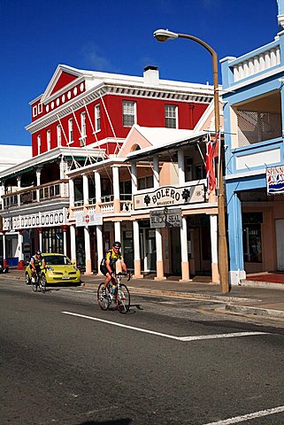 Typical architecture, Hamilton, Bermuda, Atlantic Ocean, Central America