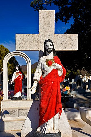 Cemetery, Alamos, Sonora, Mexico, Central America