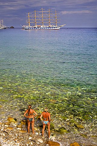 Beach, Costa Giardini, Messina, Sicily, Italy, Europe