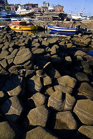 Aci Trezza Harbour, Catania, Sicily, Italy, Europe