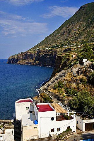 Scalo Galera Village, Salina Island, Messina, Sicily, Italy, Europe