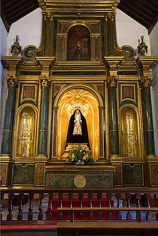 Interior of San Francisco church, side chapel, Las Palmas, Gran Canaria, Canary Islands, Spain, Europe