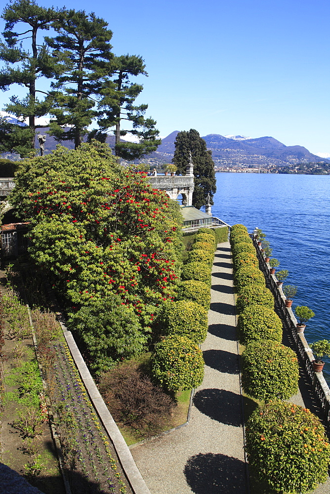 Terraced garden, Isola Bella, Borromean Islands, Lago Maggiore, Piedmont, Italy