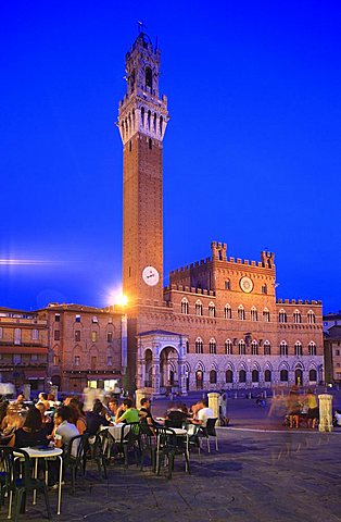 Piazza del Campo square, historic centre, UNESCO World Heritage Site, Siena, Tuscany, Italy, Europe