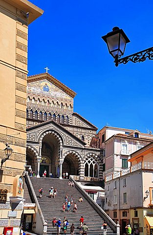 Amalfi Cathedral, Cattedrale di Sant'Andrea, Amalfi, Campania, Italy, Europe