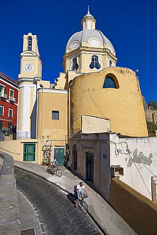 Santa Maria delle Grazie church, Procida island, Campania, Italy, Europe