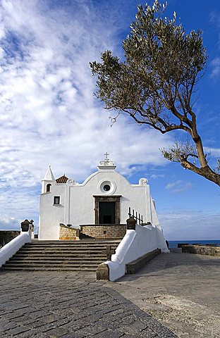 Chiesa del Soccorso church, Forio d'Ischia, Ischia island, Campania, Italy, Europe