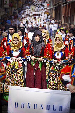 Sant'Efisio traditional event, the most important religious feast in Sardinia, Cagliari (CA), Sardinia, Italy, Europe