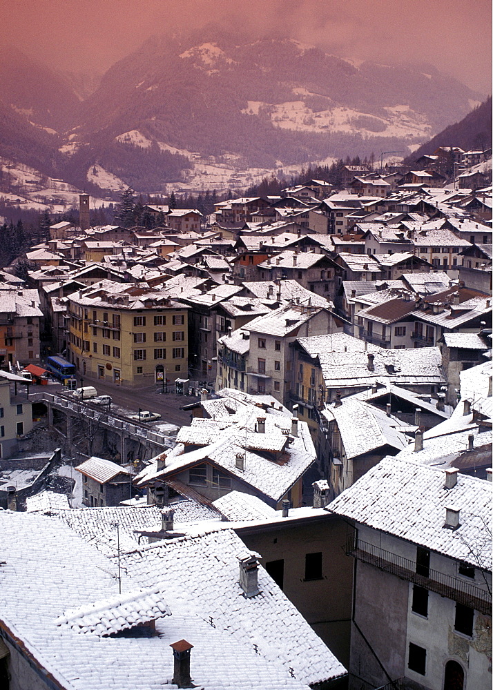 Cityscape, Bagolino, Lombardy, Italy