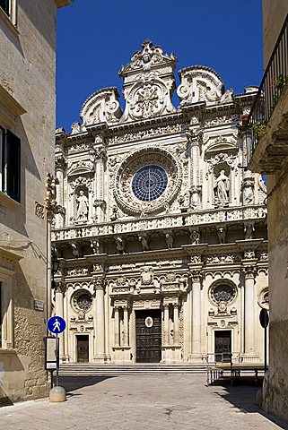 Chiesa di Santa Croce church, lecce, Apulia, Italy, Europe