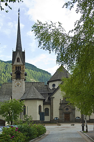 main church, moena, italy