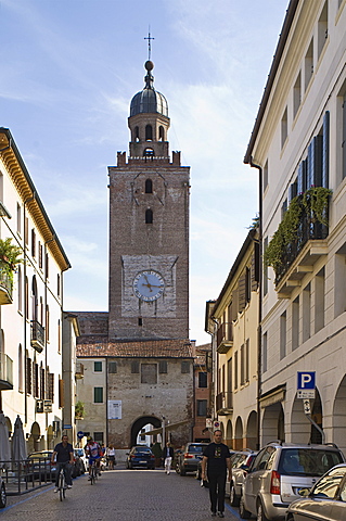 historical centre, castelfranco veneto, italy