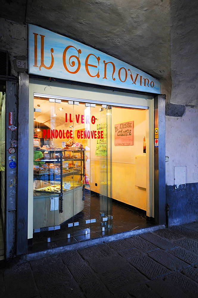 Via di Sottoripa street, Genoa, Ligury, Italy, Europe