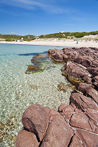 Cala dello Spalmatore, La Caletta beach, Carloforte, St Pietro Island, Sulcis Iglesiente, Carbonia Iglesias, Sardinia, Italy