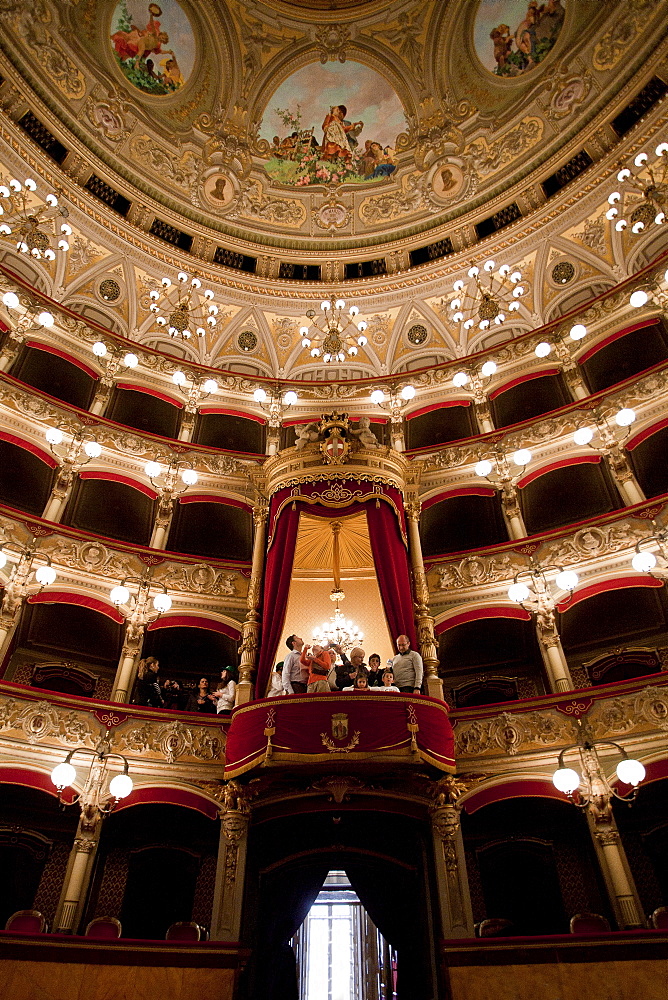 Massimo Bellini theatre, Catania, Sicily, italy, Europe