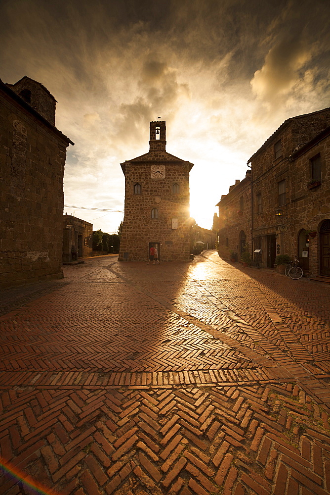 Palazzo dell'Archivio palace, Sovana village,Tuscany, Italy, Europe