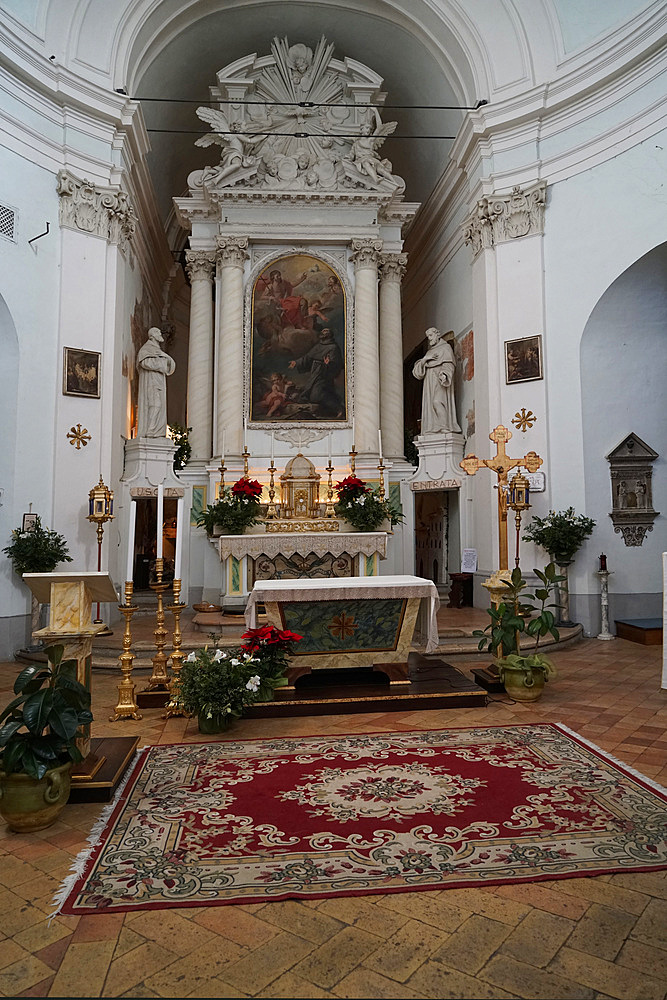 Chiesa di San Francesco church, built at the end of the thirteenth century (1275), it stands on the highest place in the city (225 m above sea level), where it was certainly a Roman temple, Bevagna, Umbria, Italy, Europe