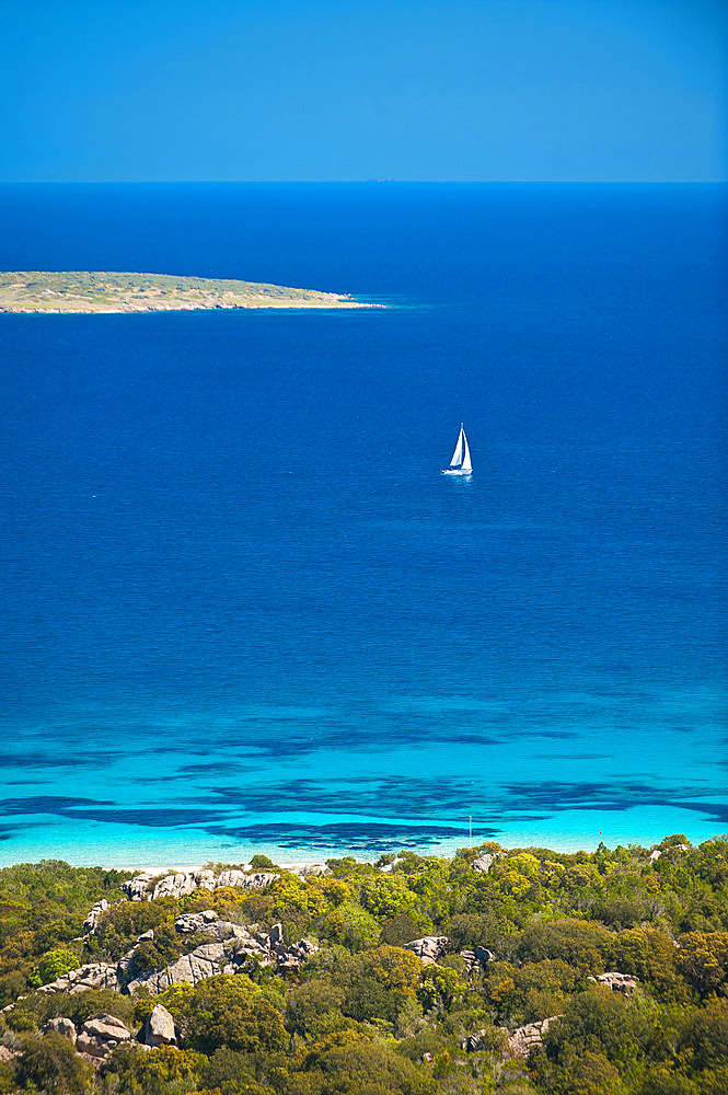 Liscia Ruja and Islet Soffi, Arzachena, Sardinia, Italy, Europe