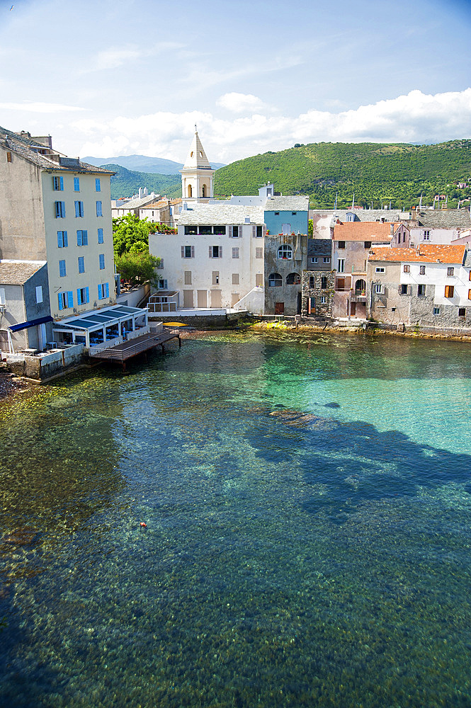 Cityscape of Saint-Florent, Haute-Corse, Corsica, France, Europe