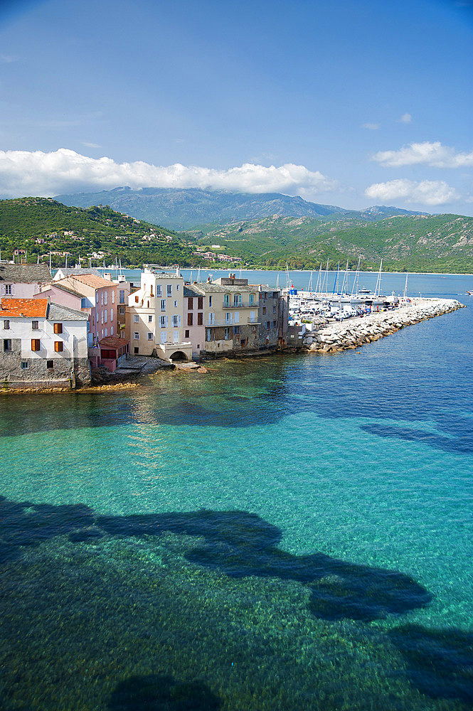 Cityscape of Saint-Florent, Haute-Corse, Corsica, France, Europe