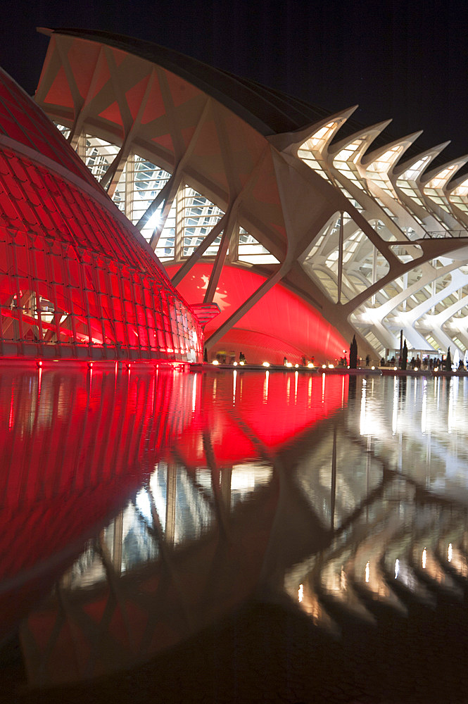 Hemisferic, Museu de les Ciences Principe Felipe, Ciutat de les Arts i les Ciències, Valencia, Spain, Europe