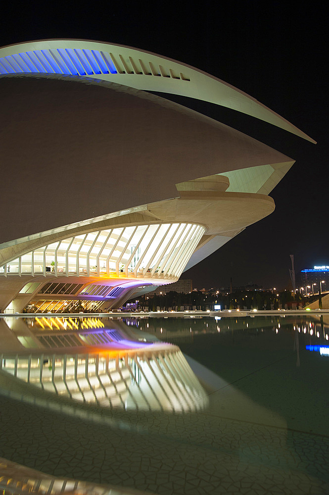 Palau de les arts Reina Sofia, Ciutat de les Arts i les Ciències, Valencia, Spain, Europe