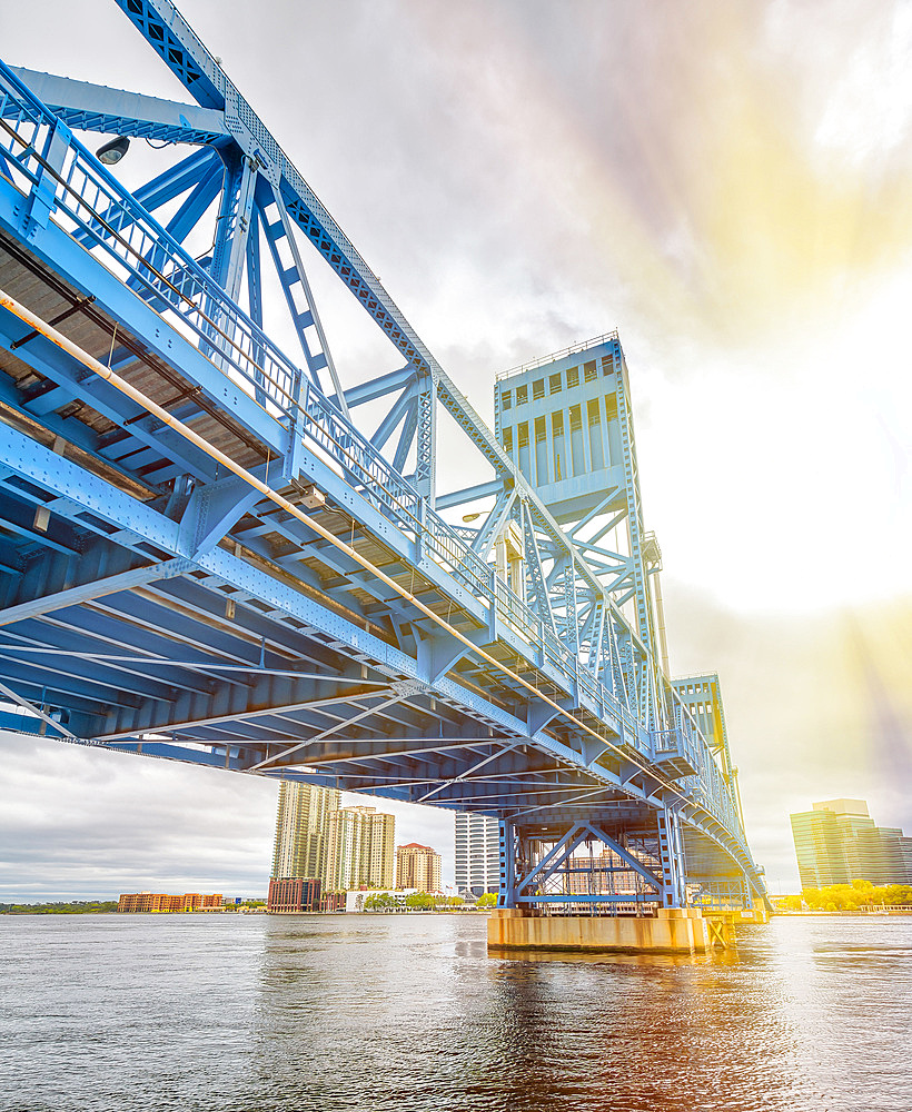 John T. Alsop Jr. Bridge in Jacksonville, FL. It is a bridge crossing the St. Johns River .