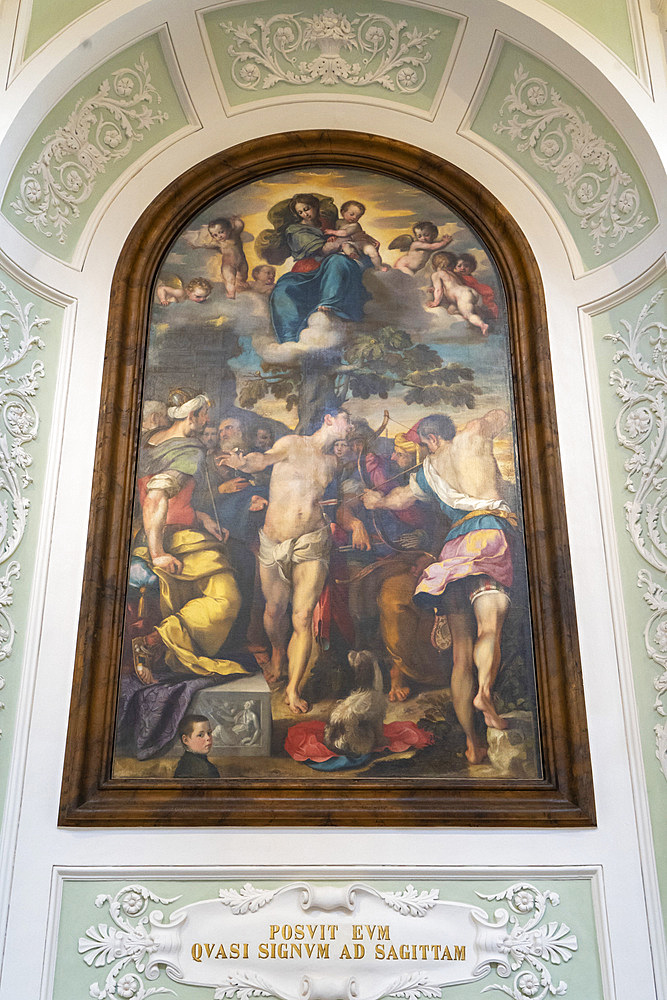 Cathedral of Santa Maria Assunta church, Interior, Urbino, Marche, Italy, Europe