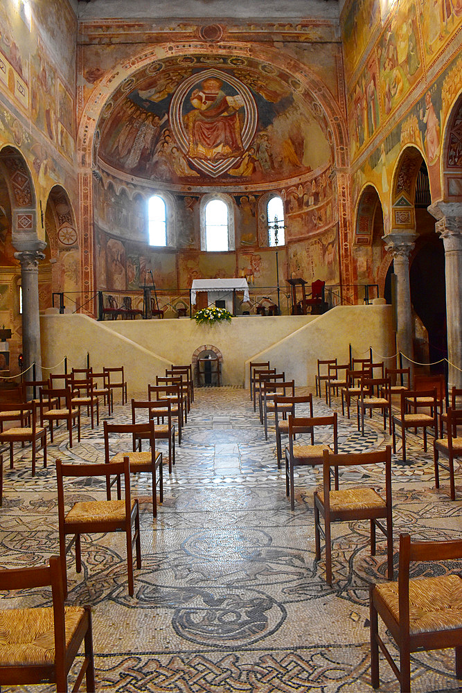 The origin of the Pomposa Abbey dates back to the 6th-7th centuries as a Benedictine settlement on the Insula Pomposia, a wooded island surrounded by two branches of the river and protected by the sea. After the year 1000 it became a thriving monastic center. Ravenna, Emilia Romagna, Italy