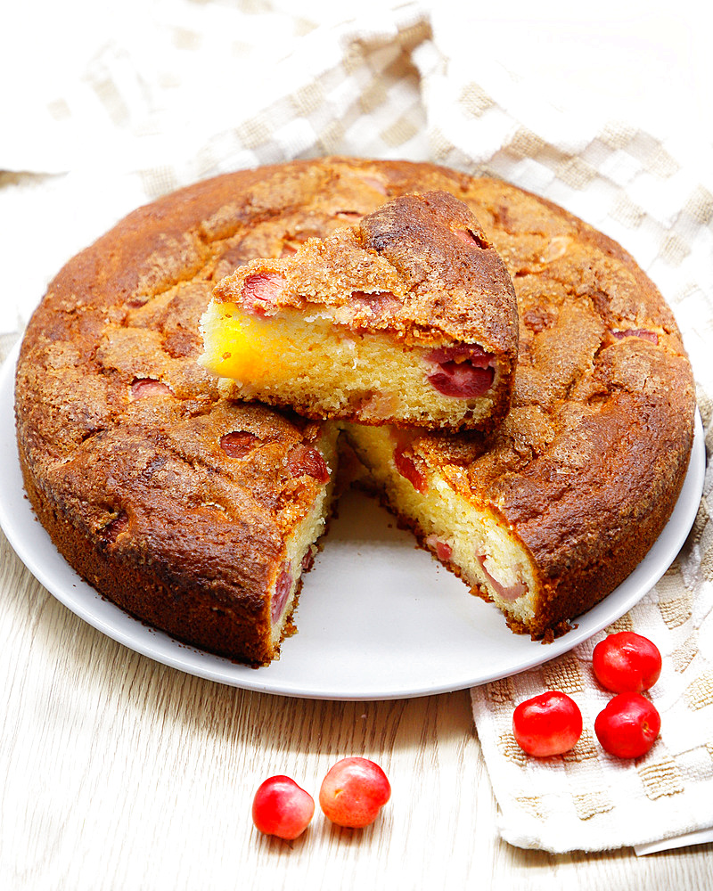 Cherry cake, Italy, Europe