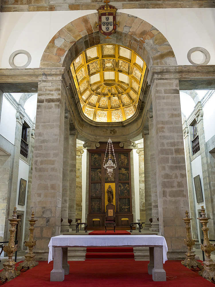 Igreja do Santissimo Salvador da Se. Capital Angra do Heroismo, the historic center is part of UNESCO world heritage. Island Ilhas Terceira, part of the Azores (Ilhas dos Acores) in the atlantic ocean, an autonomous region of Portugal. Europe, Azores, Portugal.