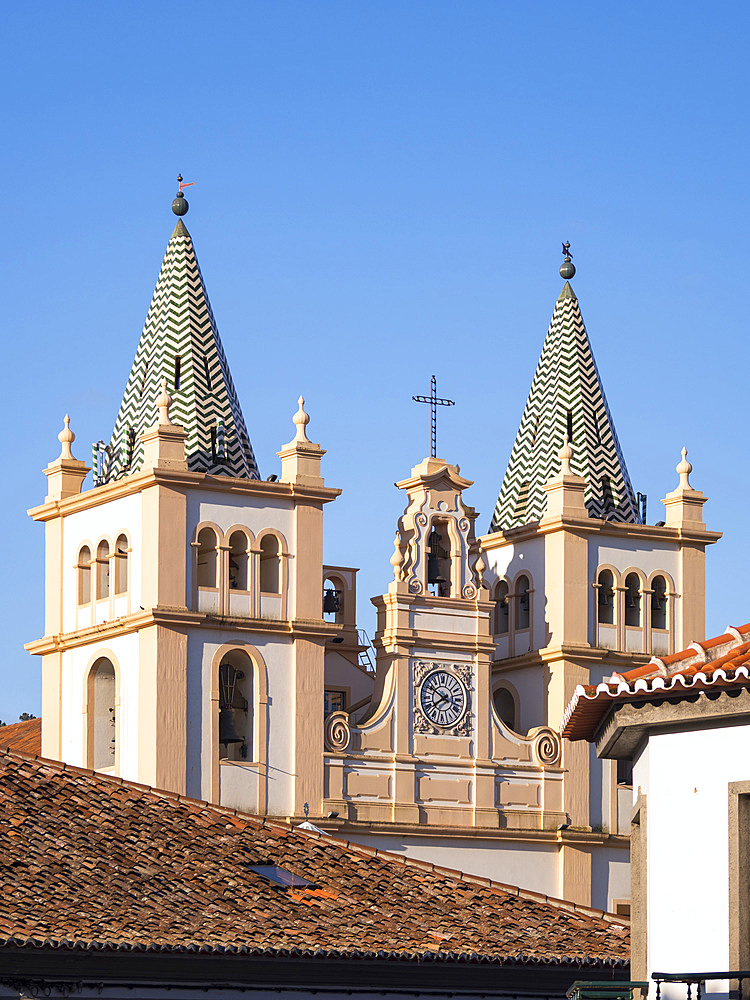 Igreja do Santissimo Salvador da Se. Capital Angra do Heroismo, the historic center is part of UNESCO world heritage. Island Ilhas Terceira, part of the Azores (Ilhas dos Acores) in the atlantic ocean, an autonomous region of Portugal. Europe, Azores, Portugal.