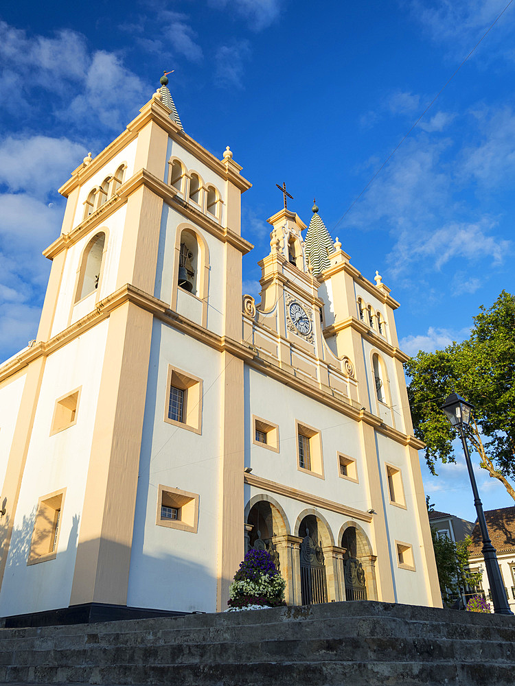 Igreja do Santissimo Salvador da Se. Capital Angra do Heroismo, the historic center is part of UNESCO world heritage. Island Ilhas Terceira, part of the Azores (Ilhas dos Acores) in the atlantic ocean, an autonomous region of Portugal. Europe, Azores, Portugal.